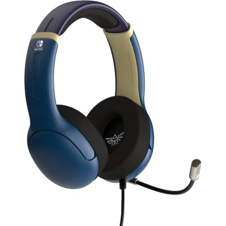 PDP Airlite Headset Wired Hyrule Blue