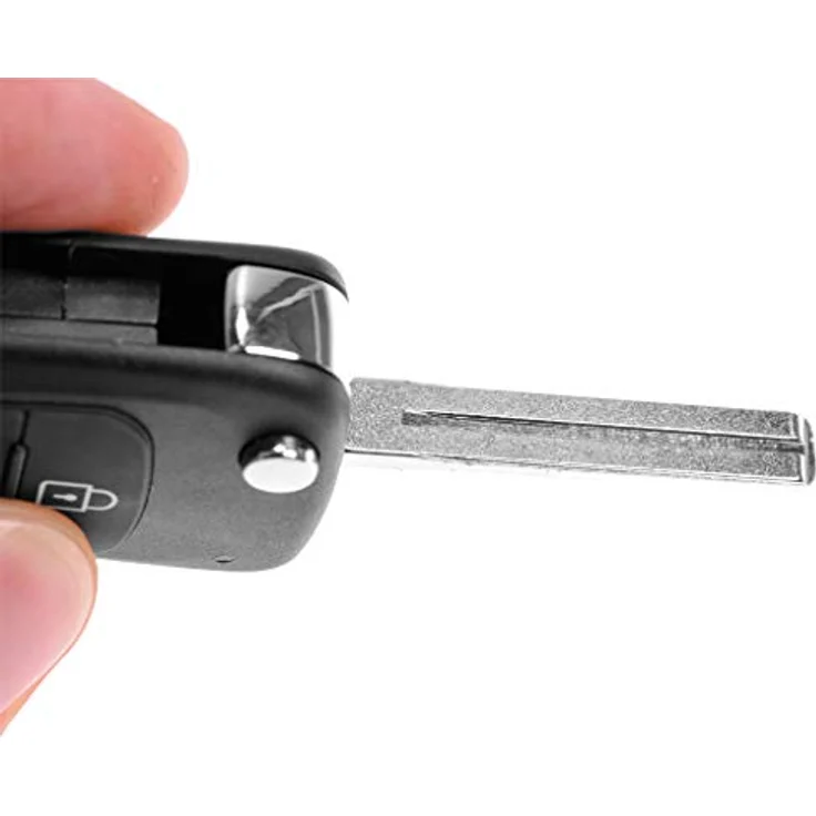 mt-key Klappschlüssel Ersatzgehäuse für KIA, 3 Tasten, Rohling + VARTA CR2032 Knopfzelle, hochwertiges Aftermarket Produkt – Bild 3
