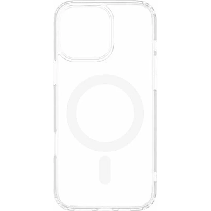 eSTUFF Infinite Oslo, magnetische Handyhülle aus 86% recyceltem Kunststoff, transparent, kompatibel mit MagSafe für Apple iPhone 16 Pro