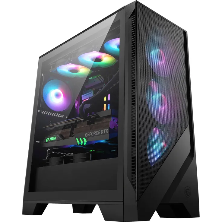 MeinPC Gaming-PC AMD Ryzen 9 9950X, RTX 5060 Ti 16GB OC, 32GB DDR5 RAM, 1TB SSD, RGB Tower, Windows 11, WiFi 7