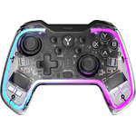ISY IGP-2000-TP, kabelloser Gaming Controller in Transparent für plattformübergreifendes Gaming