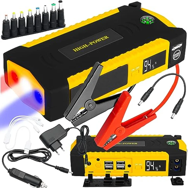 Blow Js-19 Jump Starter 16800mAh Powerbank, Kompakte Bauweise und integrierte LED-Taschenlampe – Bild 1