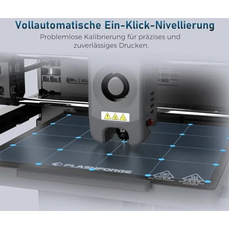 FLASHFORGE Adventurer 5M 3D-Drucker, hohe Geschwindigkeit, automatische Upgrade-Funktion, Schnellwechseldüse, PEI-Platte, 220 x 220 x 220 mm – Bild 4