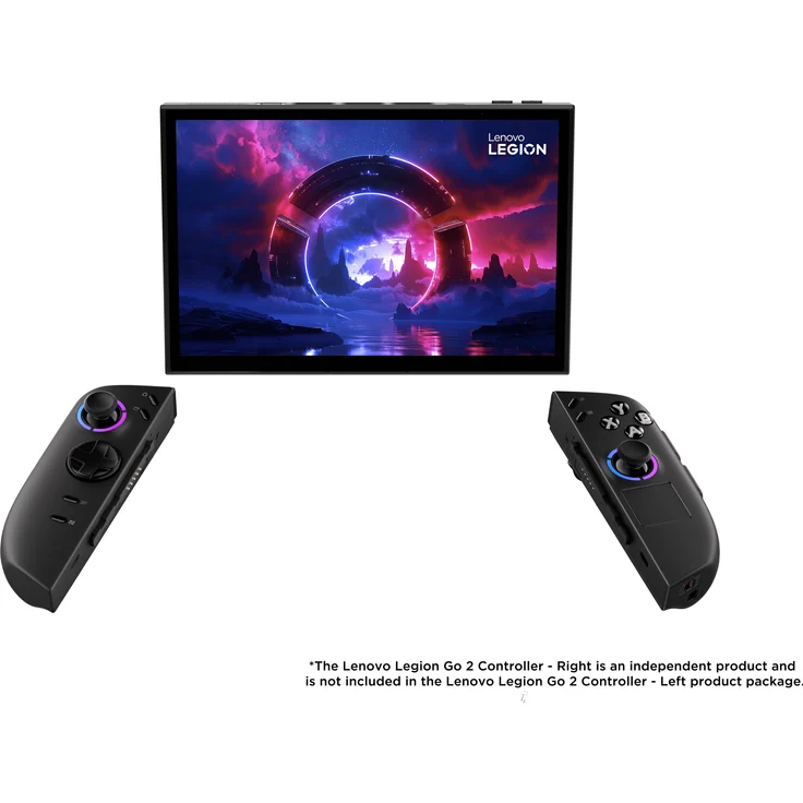 Lenovo Legion Go 2 Controller Left (P), tragbarer Gaming Controller mit drahtloser Verbindung, Schwarz – Bild 1