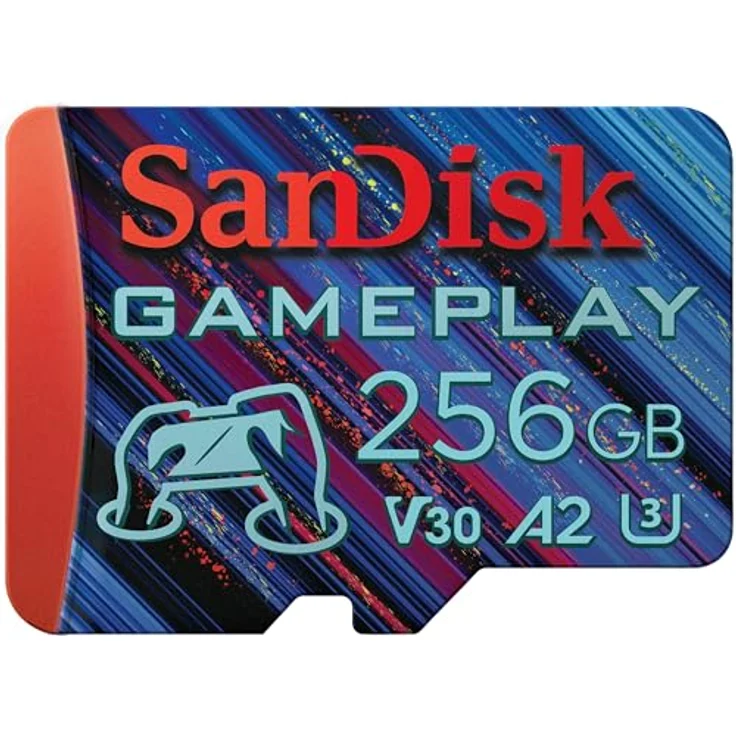 SanDisk 256 GB Gameplay-microSD-Karte für Mobile Gaming/Handheld-Konsolen, bis zu 190 MB/s – Bild 1