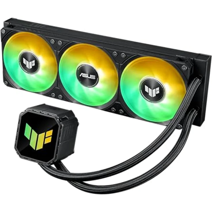 ASUS TUF Gaming LC III 360 ARGB, All-in-One-Flüssig-CPU-Kühler mit vorinstallierten Dreifachlüftern, 400mm Schläuchen, Unterstützung für Intel LGA 1851, 1700, 1200 und AMD AM5, AM4, Aura ARGB Beleuchtung – Bild 5