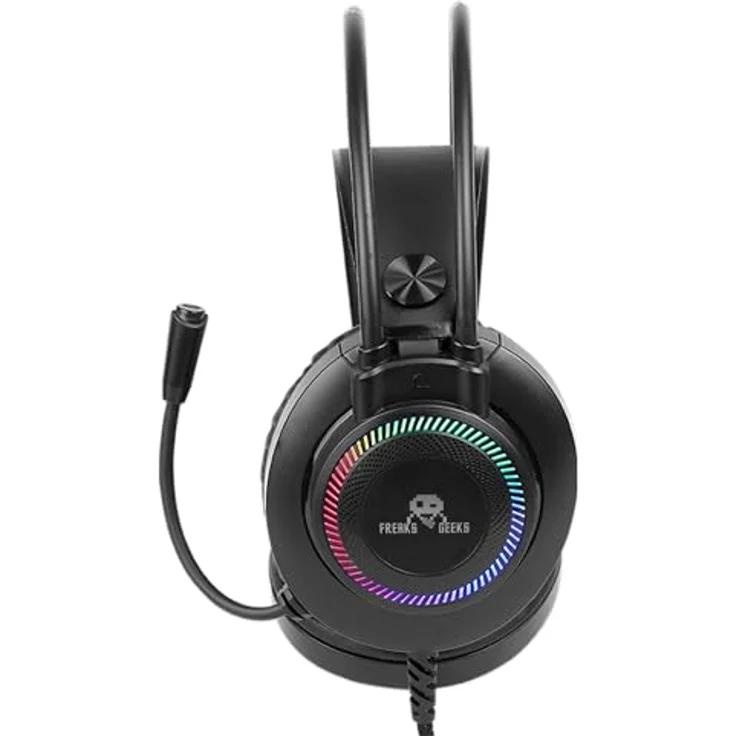 Freaks and Geeks Doppelhelm PCP-400 Polychroma, Gaming-Headset für PC/PS4/PS5/Xbox One, Stereo-Sound, 50 mm Lautsprecher, RGB-LED, 2,1 m Kabel – Bild 3