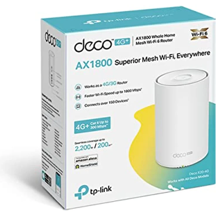 TP-Link Deco X20 4G+ AX1800 Whole-Home WLAN-Mesh System – Bild 5