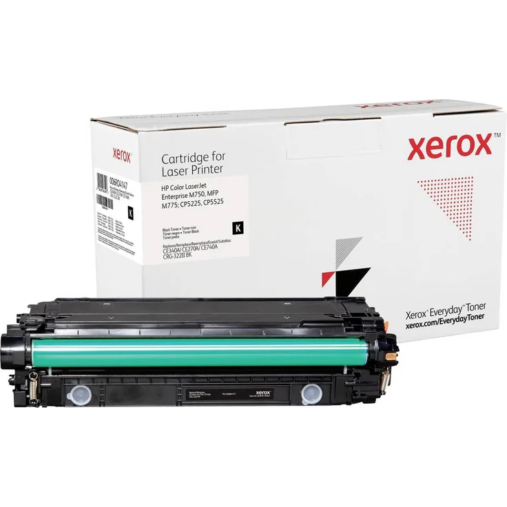 Xerox Everyday Toner Kompatibel für HP 651A/650A/307A, Schwarz, 13500 Seiten, CE340A/CE270A/CE740A – Bild 1