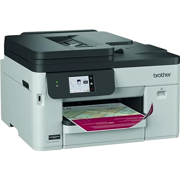 Brother MFC-J5010DW, 4-in-1 Business-Ink Multifunktionsgerät mit automatischem Duplexdruck, 28 Seiten/Min, 250 Blatt Papierzufuhr und 6,8 cm Touchscreen – Bild 2