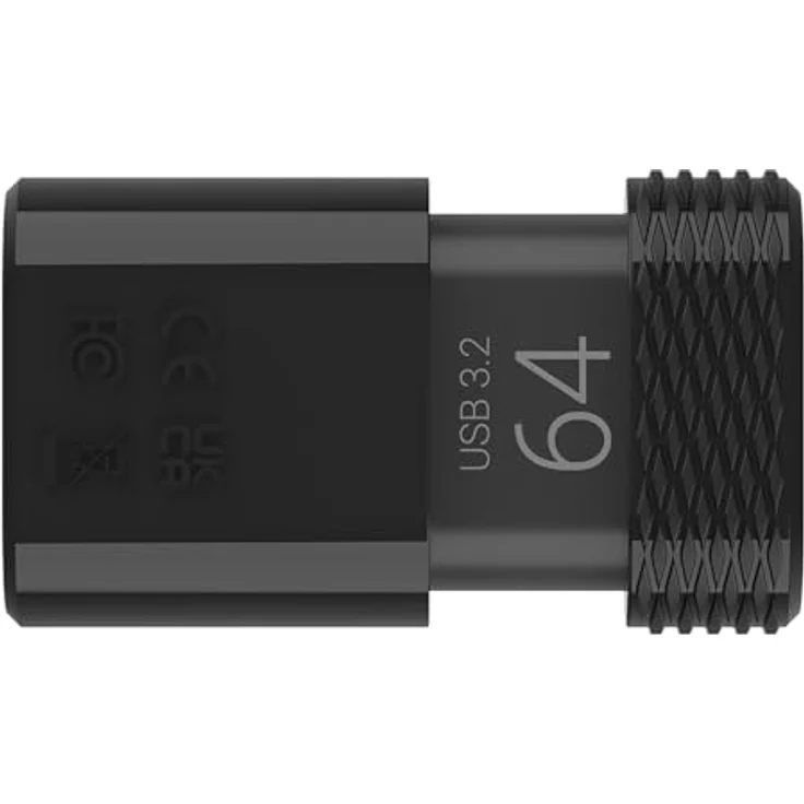 PNY 64GB Elite-X Fit Type-C USB 3.2 Flash-Laufwerk, lesegeschwindigkeit bis zu 200MB/s, ultrakompakt, tragbar, Type-C-Anschluss – Bild 5