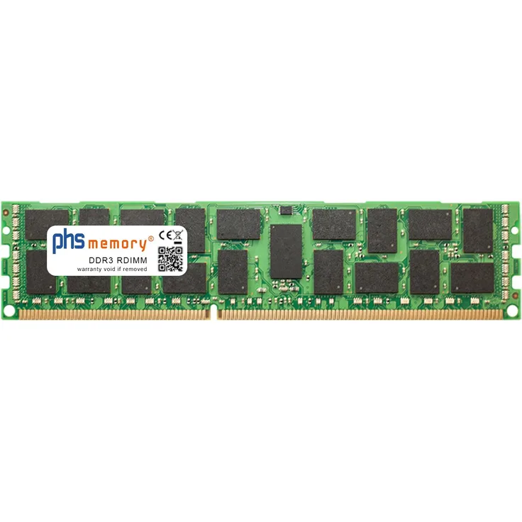 PHS memory 16GB RAM Speicher für Dell Precision T5500, DDR3 RDIMM 1333MHz, ECC Registered