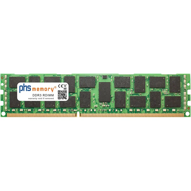 PHS memory 16GB DDR3 RDIMM RAM Speicher, kompatibel mit Intel S2600GZ, 1600MHz