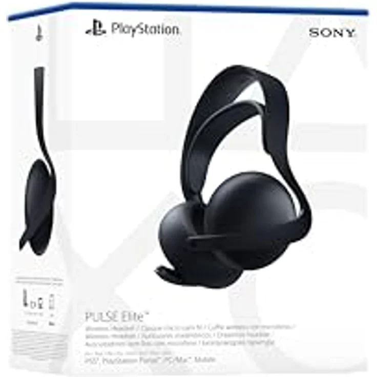Sony PULSE Elite™ Wireless, Over-ear Gaming Headset mit 3D-Audio, Bluetooth, Geräuschunterdrückung, Midnight Black – Bild 5