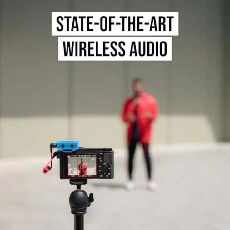 RØDE Wireless GO (Gen 3) – Kabelloses Mikrofon mit 32-Bit Float Aufnahme, automatischer Pegelregelung und 2,4 GHz digitale Übertragung, blau – Bild 10