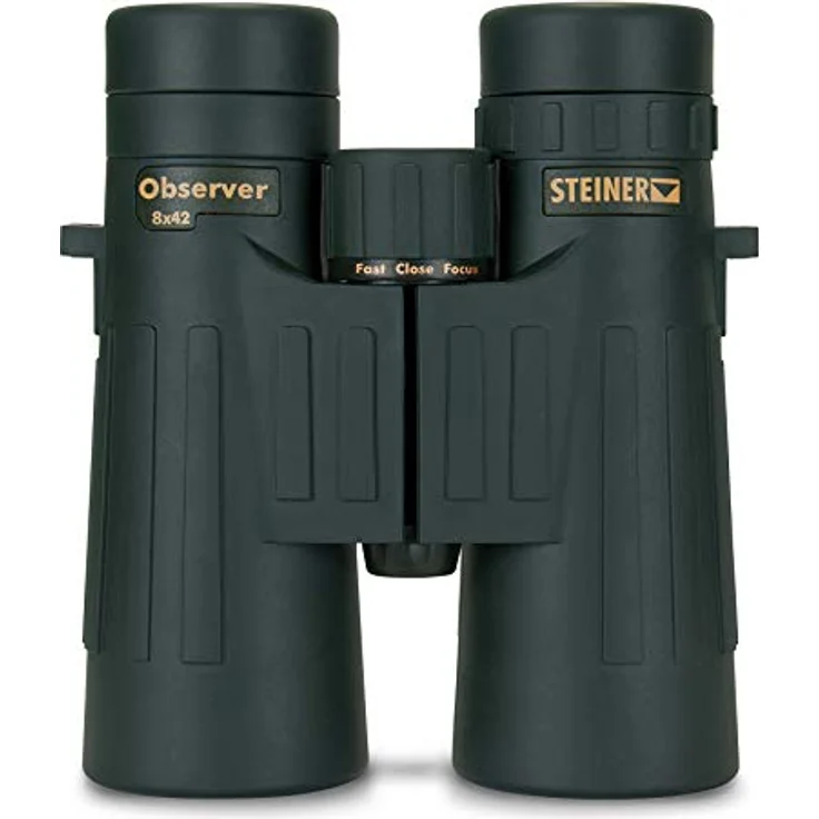 STEINER Jagd-Fernglas Observer 8x42 - Deutsche Marken-Qualität, 10 Jahre Garantie, leichtes Dachkantdesign, kompakt, robust – Bild 2