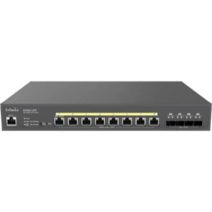 EnGenius ECS2512FP 8-port SFP PoE++ Netzwerk Switch, 2.5G Leistung, 240W Budget, Schwarz