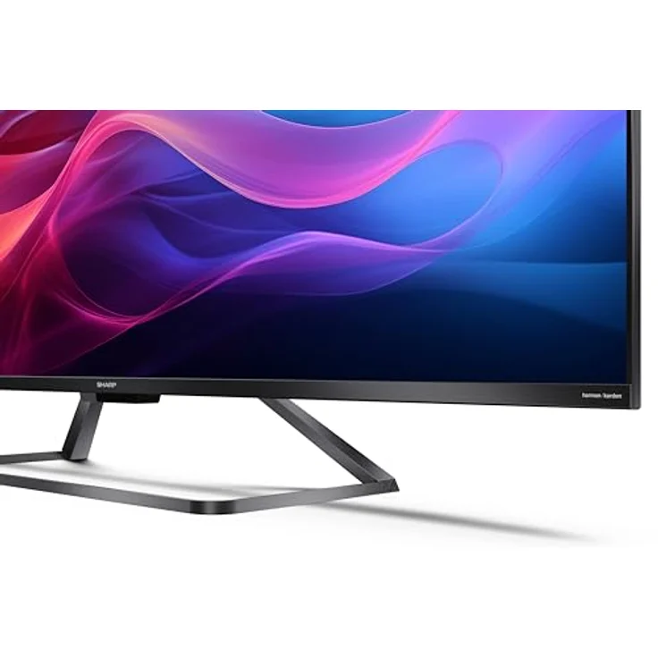 SHARP 50GR8265E Google TV, 50 Zoll 4K Ultra HD QLED, 144Hz, Dolby Atmos, Smart TV ohne Rahmen, HDMI 2.1 mit eARC – Bild 3