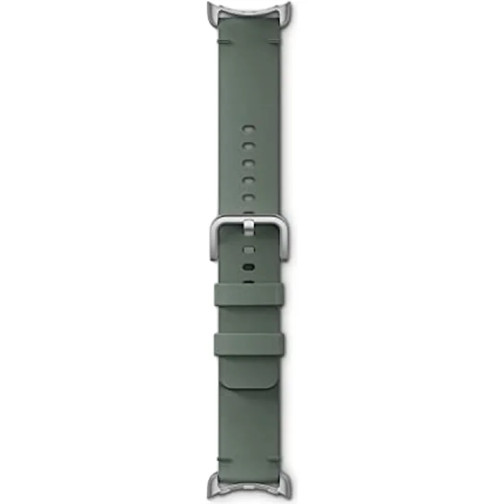 Google Pixel Watch Handgefertigtes Lederarmband – Green, groß