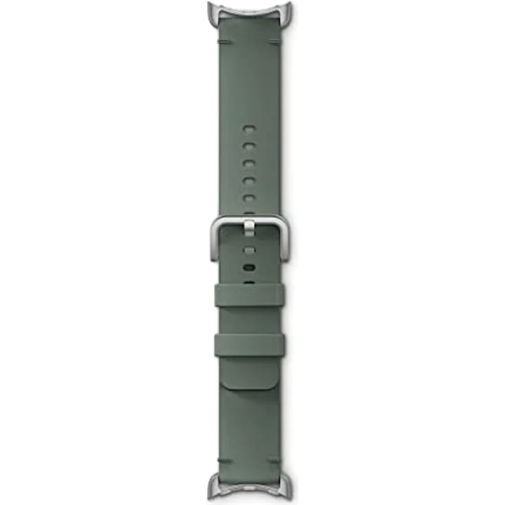 Google Pixel Watch Handgefertigtes Lederarmband – Green, groß – Bild 1