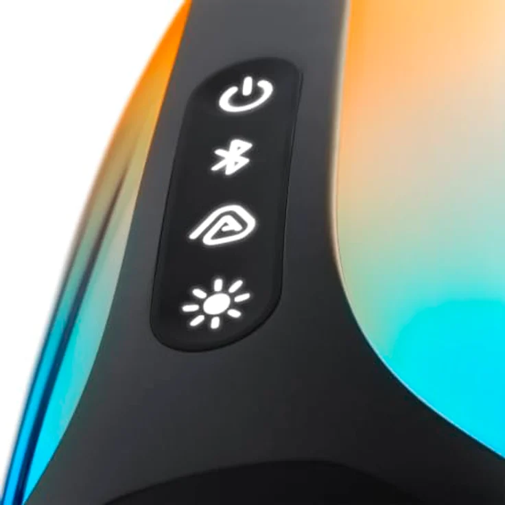 JBL PULSE 6, Tragbarer Bluetooth-Lautsprecher mit 360°-Lichtshow, KI-Sound-Boost, schwarz – Bild 2