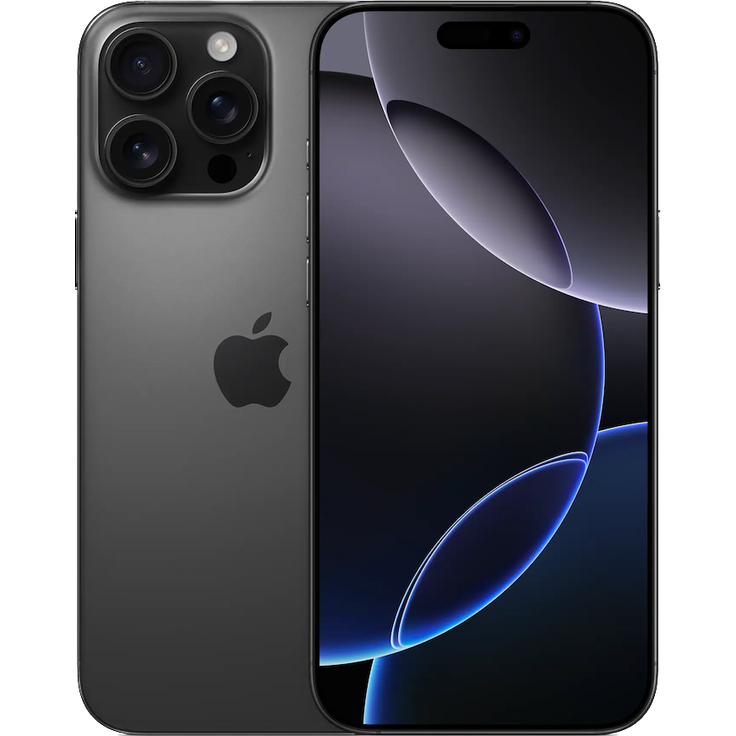 Apple iPhone 16 Pro Max 5G Smartphone (6,9 Zoll) OLED-Display, 256 GB interner Speicher, iOS 18, Titan schwarz