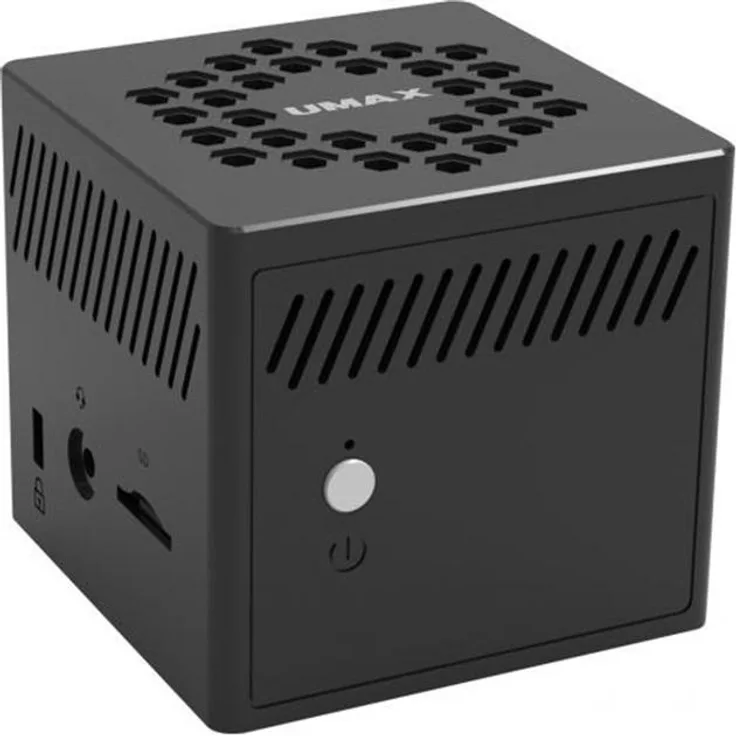 UMAX U-Box J42 Nano, Micro-PC mit Intel Celeron J4125, 8 GB RAM, HDMI und Dual-AC-Wifi, Schwarz