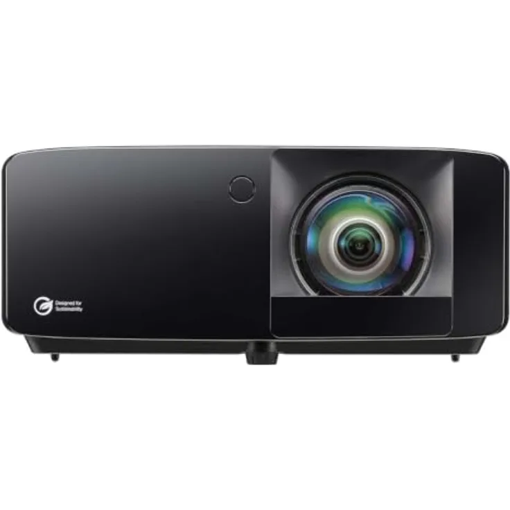 Optoma UHZ36STe, 4000 Lumen 4K-Laser-Kurzdistanzbeamer für Heimkino und Business, HDR10, wartungsfreie Laser-Lichtquelle