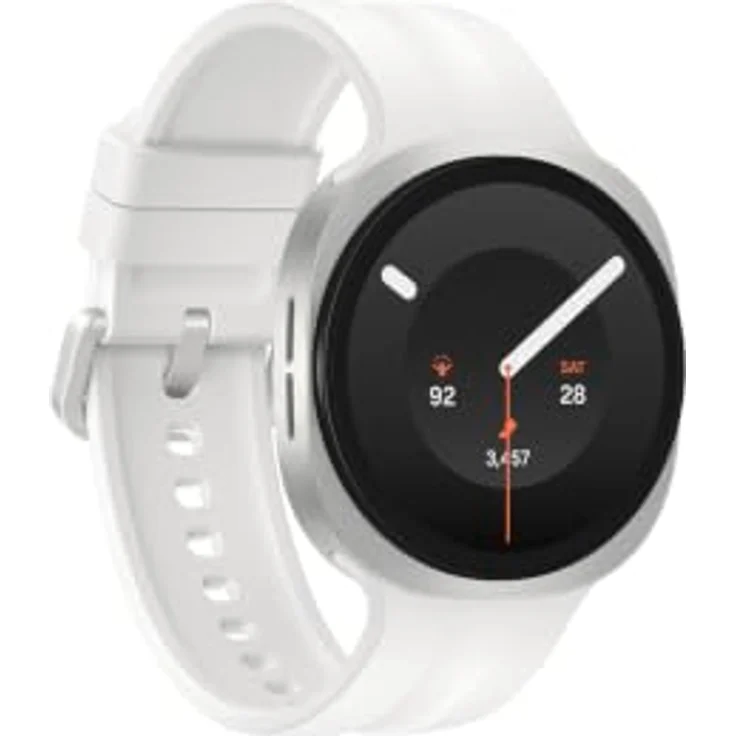 SAMSUNG Galaxy Watch9 40, Smartwatch mit Aluminium-Gehäuse, Nitrilkautschuk-Armband, für Handgelenke 130-180 mm, Creme – Bild 2