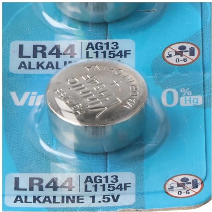 Vinnic Alkalische Knopfbatterie AG13 L1154F LR44, 10er Pack, 1,5V, langlebig und umweltfreundlich – Bild 8