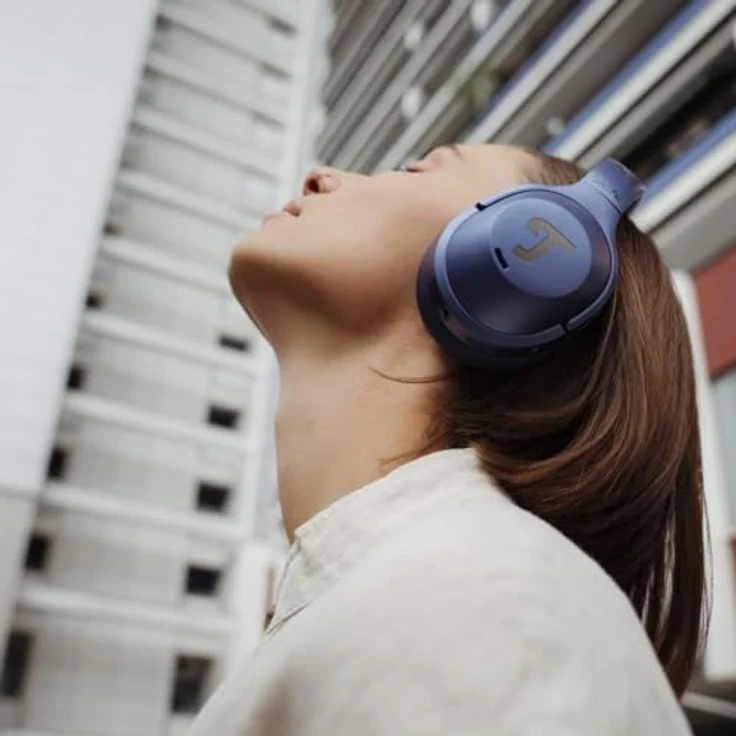 REAL BLUE NC 3 – Kabellose Over-Ear-Kopfhörer, ANC, Conversation Mode, 98h Akkulaufzeit, satter Tiefbass, Blau – Bild 6
