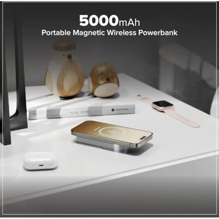 Alogic MATRIX+ 3-IN-1 MAGNETIC, Wireless Charger, Weiss and Apple Watch Charger, White – Bild 4