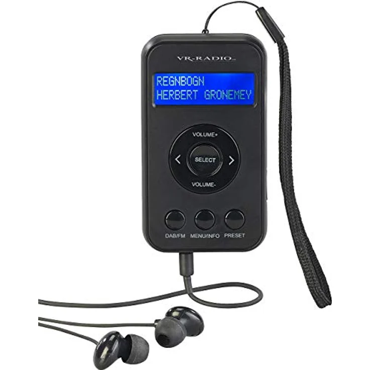 VR-Radio DAB Radio Kopfhörer Digitales Taschenradio mit DAB+/FM – Bild 2