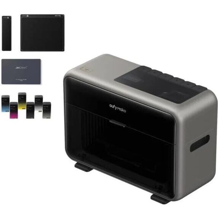 eufyMake E1 UV-Drucker mit Amass3D™ Technologie, 1440 DPI, über 1 Mio. Farben, KI-Design-Tools und Druck auf 300+ Materialien