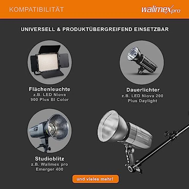 Walimex Wand-- Deckenstativ (54 cm) - Preisvergleich – Bild 5