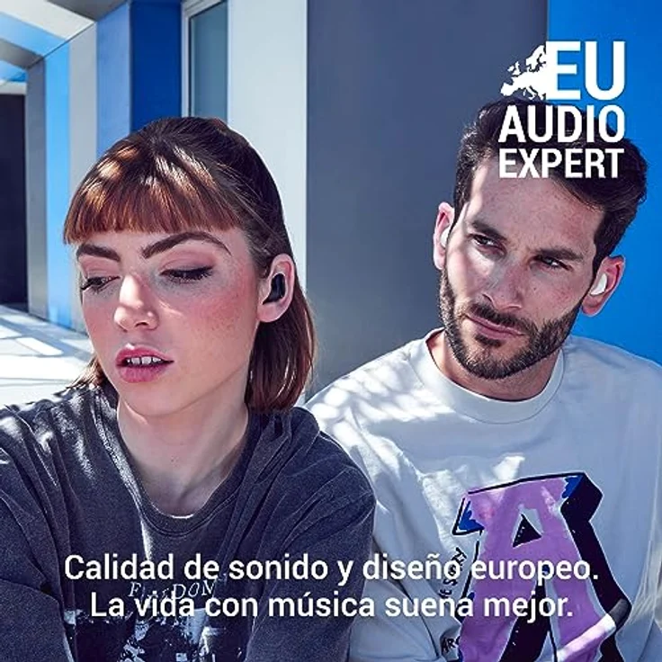 Energy Sistem Urban Beat, Bluetooth In-Ear Headset in Weiß, spritzwasserfest nach IPX4, Bluetooth 5.3, integriertes Mikrofon, bis zu 5 Stunden Akkulaufzeit – Bild 6