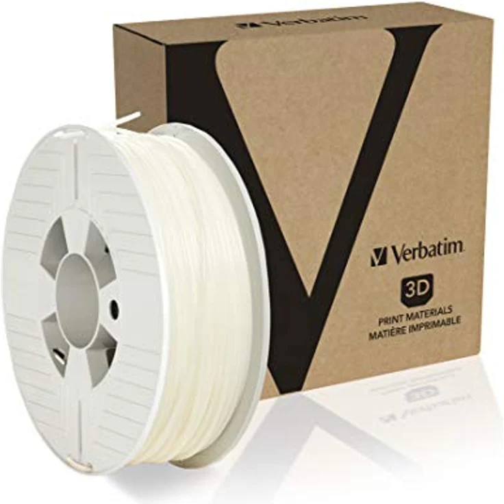 Verbatim PLA-Filament 3D-Druck, 2,85mm, 1kg, Hochleistungs-Polyactid-Filament zur Materialextrusion, für 3D-Drucker und 3D-Stift, 3D-Drucker-Filament aus PLA, 1 Spule 126m, natürlich – Bild 2