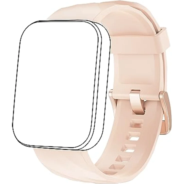 RUIMEN Ersatzarmband für Smartwatch D1, weiches Silikon, atmungsaktiv, verstellbar für Handgelenke von 14 cm bis 22,1 cm, mehrere Farben verfügbar – Bild 1