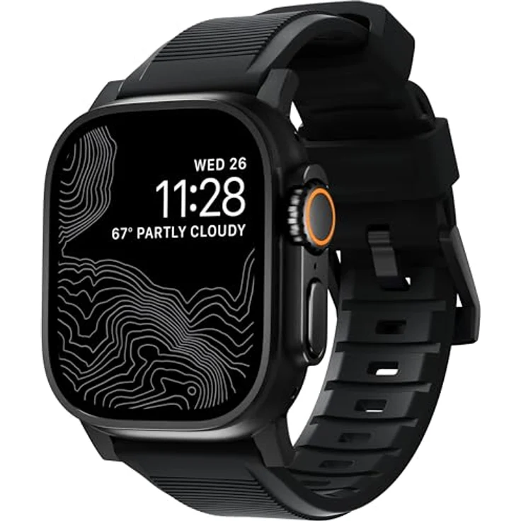 Nomad Strap Rugged V2 Connector Ersatzarmband Black 42/44mm – Bild 2