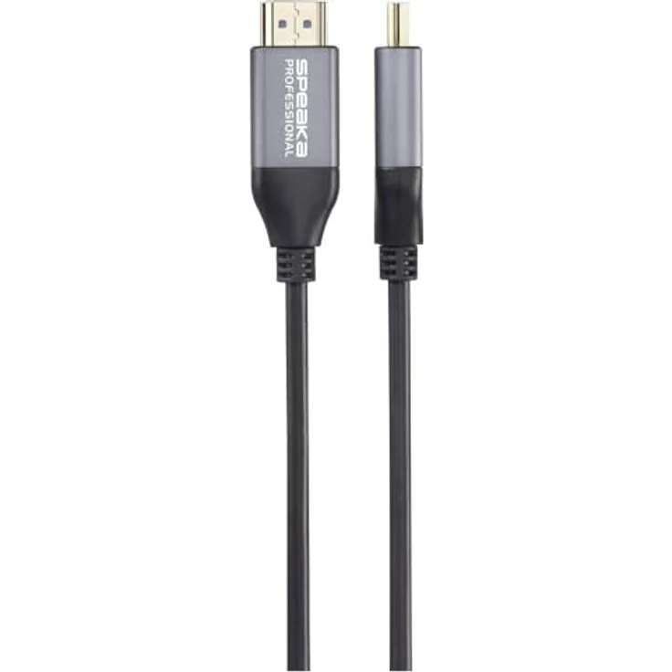 Speaka Professional HDMI/Glasfaser Anschlusskabel Schwarz SP-12842680 8K UHD, AOC – Bild 2