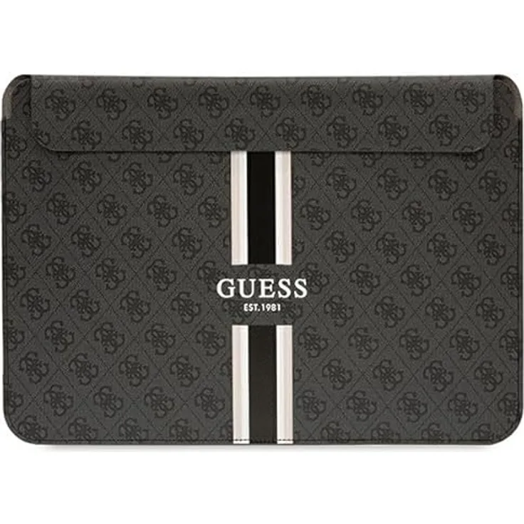 Guess Sleeve GUCS14P4RPSK 14" Schwarz 4G Printed Stripes