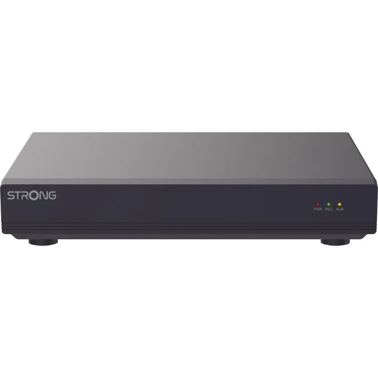 STRONG NVR1080-4P 8 Kanäle 4xPOE, Network Video Recorder mit 4K Auflösung, erweiterbarem 8 TB Speicher und benutzerfreundlicher Bedienung