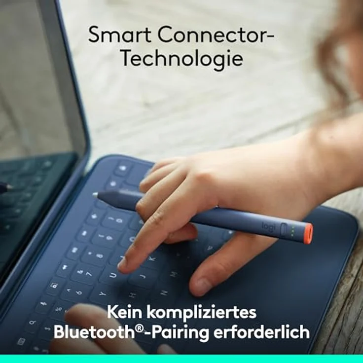Logitech Rugged Combo 4 für iPad (10. Generation) - Schutzcase mit Smart Connector und strapazierfähiger, spritzwassergeschützter Tastatur - Blau – Bild 5
