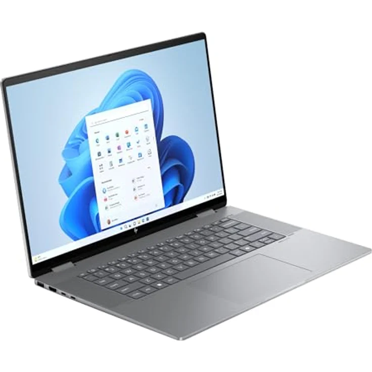HP Envy x360 16-ad0654ng 2-in-1 Notebook, 16 Zoll 2K Ultra HD, AMD Ryzen 5, 16 GB RAM, 512 GB SSD, Windows 11 Home, Grau – Bild 2
