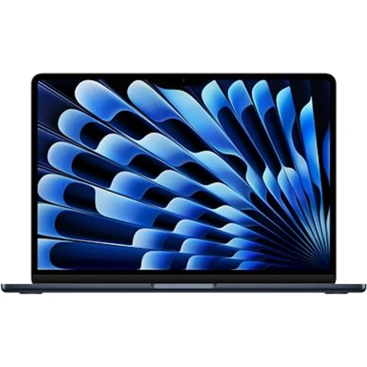 Apple 13" MacBook Air Laptop mit M3 Chip: 13,6" Liquid Retina Display, 16 GB Arbeitsspeicher, 256 GB SSD, Mitternacht – Bild 1