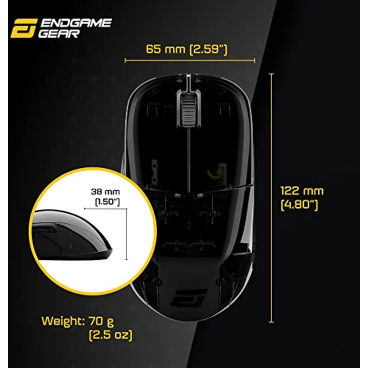 Endgame Gear XM1r Gaming Mouse Dark Reflex, USB (EGG-XM1R-DR) – Bild 6