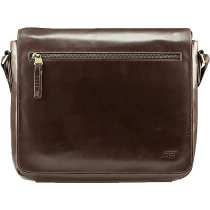 Jost Skagen Aktentasche Messenger, 100% Leder, Laptopfach für 32 cm, braun – Bild 2