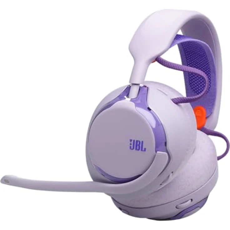JBL Quantum 650, Kabelloses Bluetooth-Gaming-Headset mit JBL Quantum Raumsound, Noise-Cancelling-Mikrofon, 45-Stunden-Akku und Multi-Plattform-Kompatibilität, Lila – Bild 1