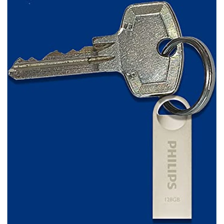 Philips USB Stick 128GB USB 2.0 Flash Drive Moon Edition for PC, Laptop, Computer Reads up to 20MB/s Metal Keychain Ring – Bild 4
