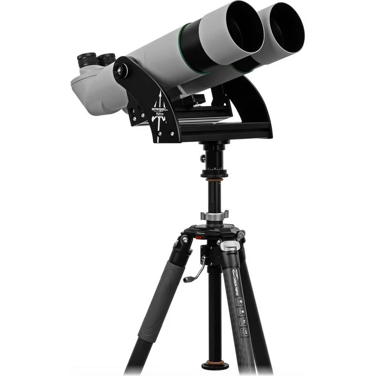Omegon Brightsky 26x82 45° Fernglas mit Neptune Gabelmontierung, ideal für astronomische Beobachtungen, wasserdicht und leicht
